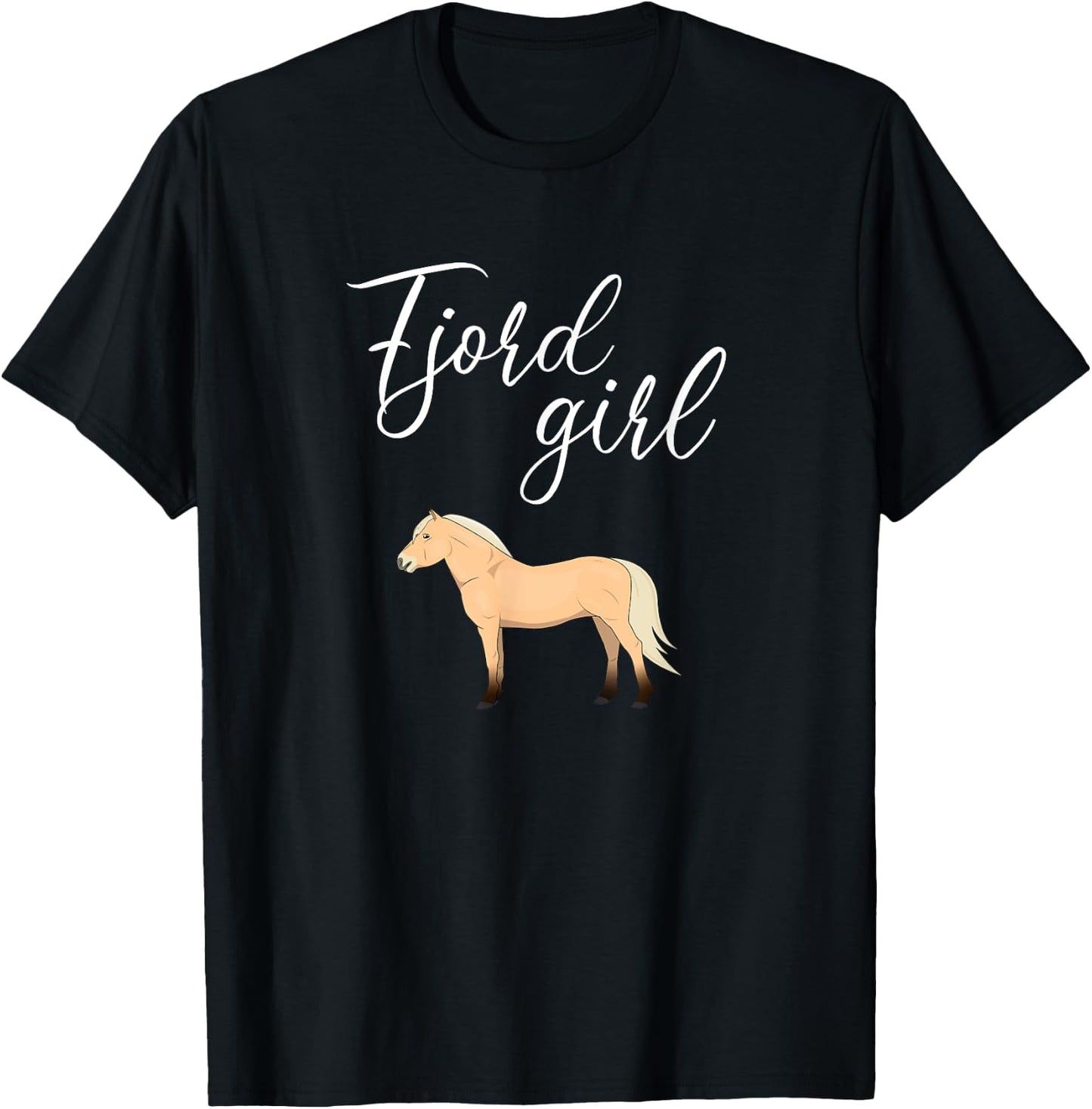 Fjord Horse, Norwegian Fjord Horse T-Shirt - T-Shirt | Black