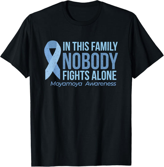 Moyamoya Disease Awareness T-Shirt - T-Shirt | Black