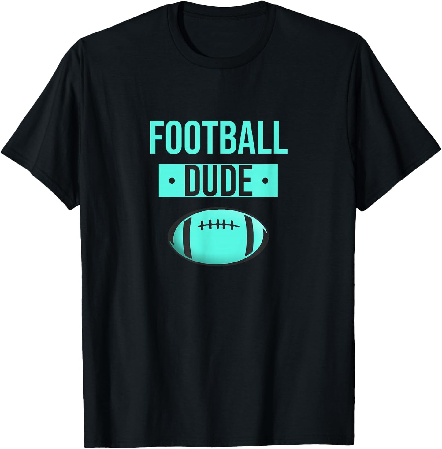 Perfect Football Shirt - Dude Merchandise T-Shirt - T-Shirt | Black