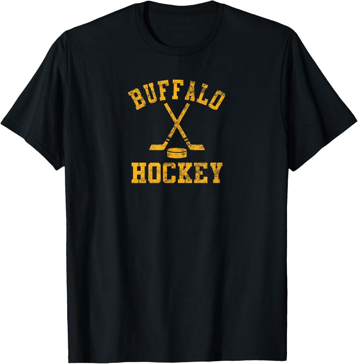 Vintage Buffalo Hockey T-Shirt - T-Shirt | Black