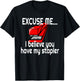 Red Stapler Excuse Me Have You Seen My Stapler? T-Shirt - T-Shirt | Black