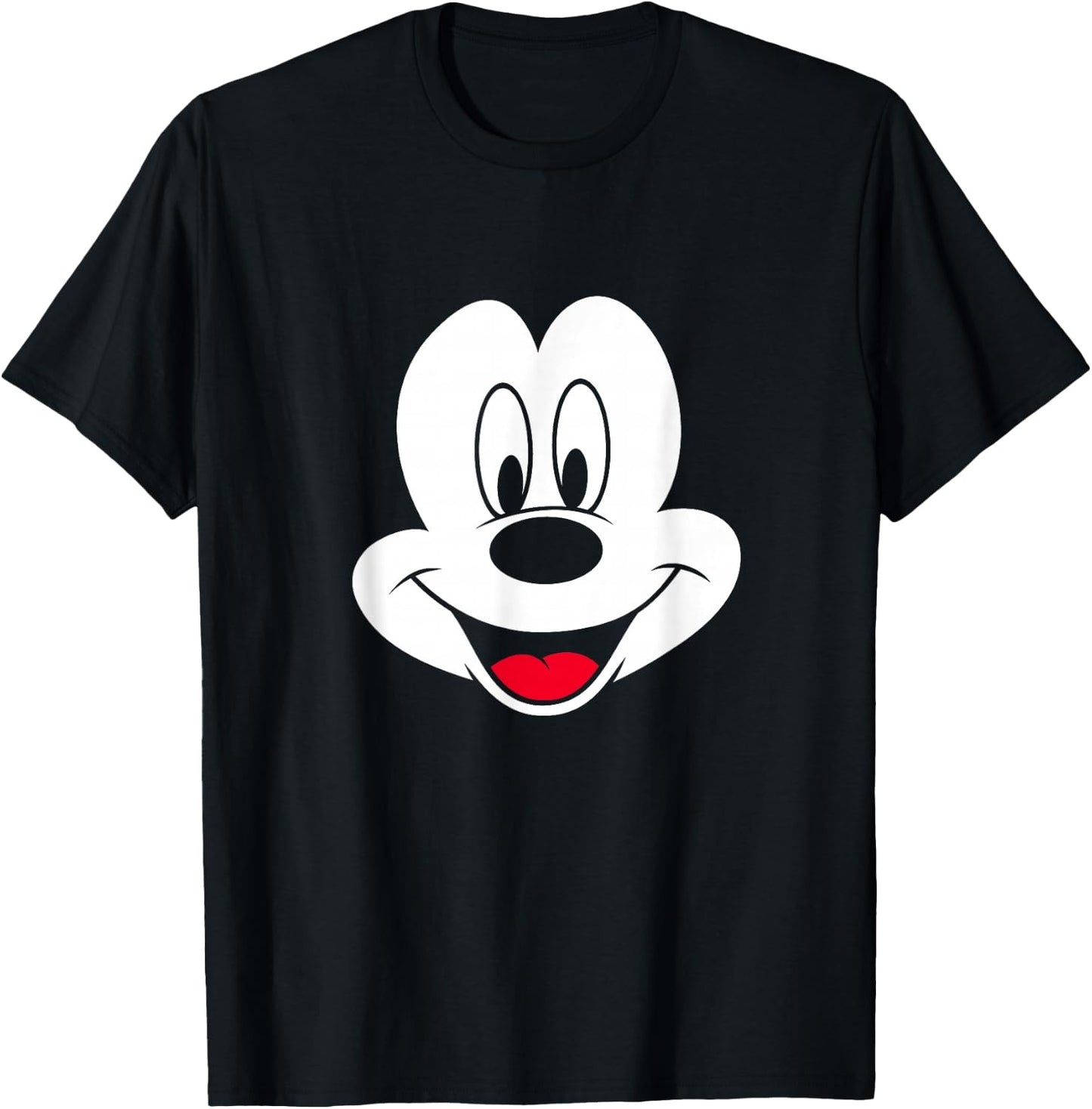 Disney Mickey Mouse Big Face T-Shirt - T-Shirt | Black