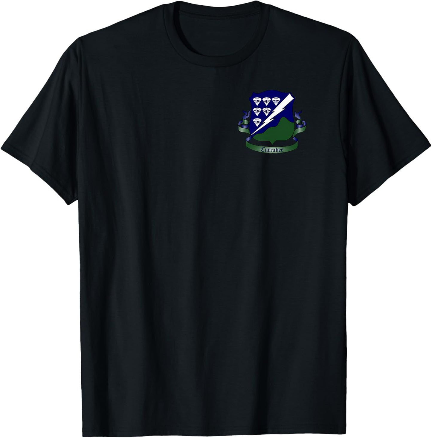 101st Airborne - 506 Parachute Fantry DUI - Currahee T-Shirt - T-Shirt | Black