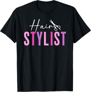 Hair Stylist Boho Hair Dresser Hairstylist Hairdresser T-Shirt - T-Shirt | Black