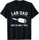 Lab Dad This Is How I Roll fathers day T-Shirt - T-Shirt | Black