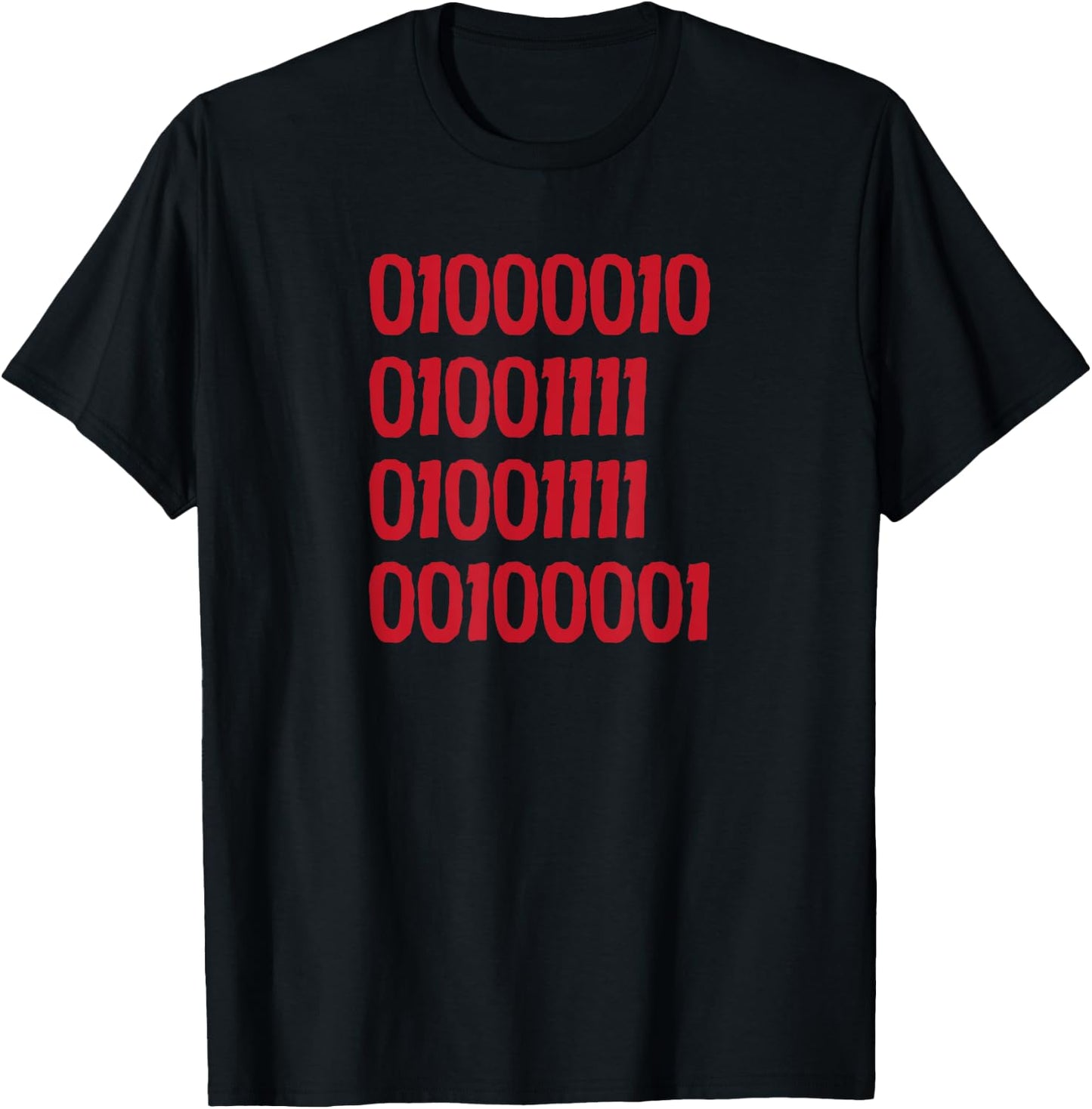 Halloween Binary Code "BOO!" Programmer Coder Shirt T-Shirt - T-Shirt | Black