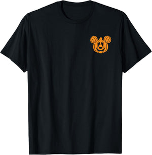 Disney - Mickey Mouse Pumpkin Halloween T-Shirt - T-Shirt | Black