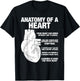 Anatomical Heart - Cool Cardiologist Design T-Shirt - T-Shirt | Black
