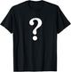 Question Mark , Funny Grammar T-Shirt - T-Shirt | Black
