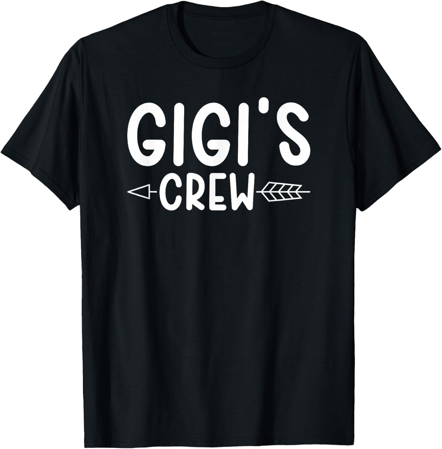 Gigi's Crew From Gigi To Grandchild T-Shirt - T-Shirt | Black