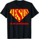 Cute Jesus Design For Boys Men Women Jesus Superhero Faith T-Shirt - T-Shirt | Black