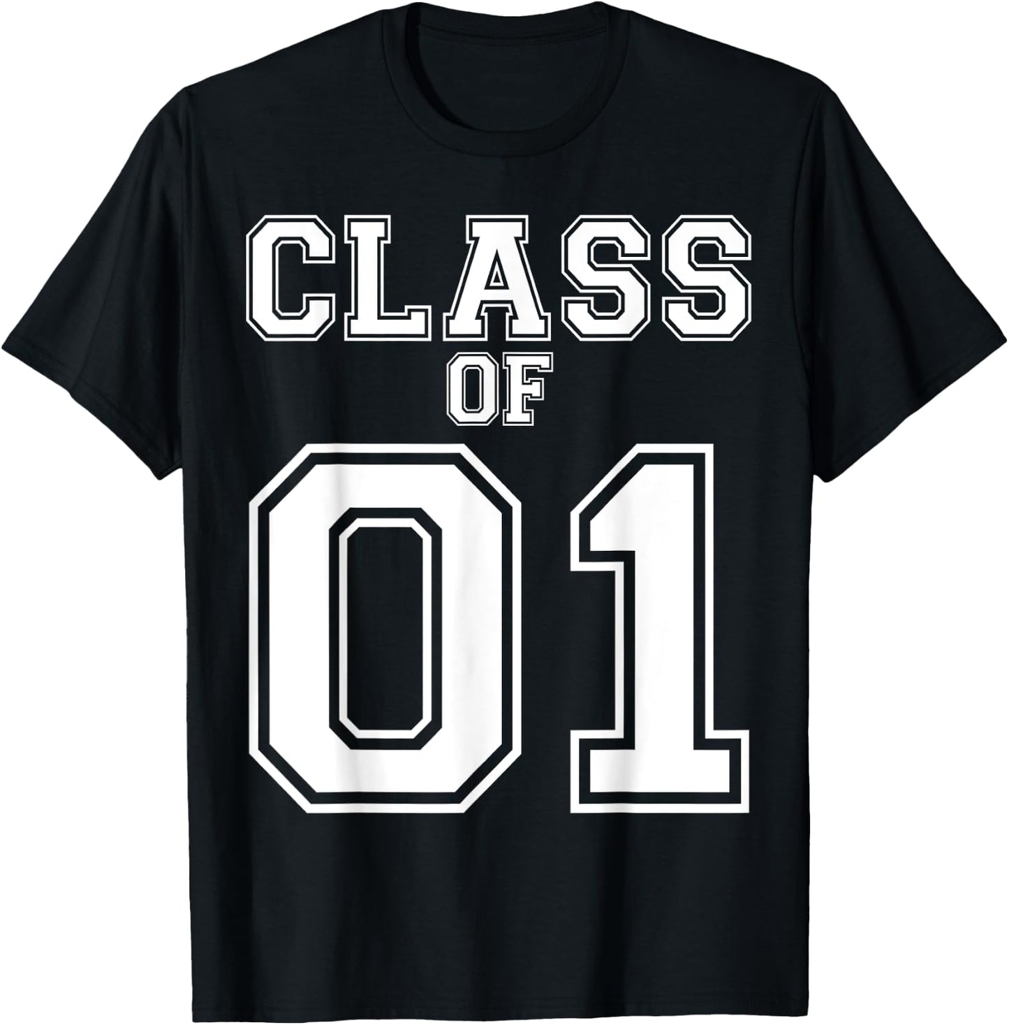 Class Of 2001 Custom Graduation Senior Personalized Grads T-Shirt - T-Shirt | Black