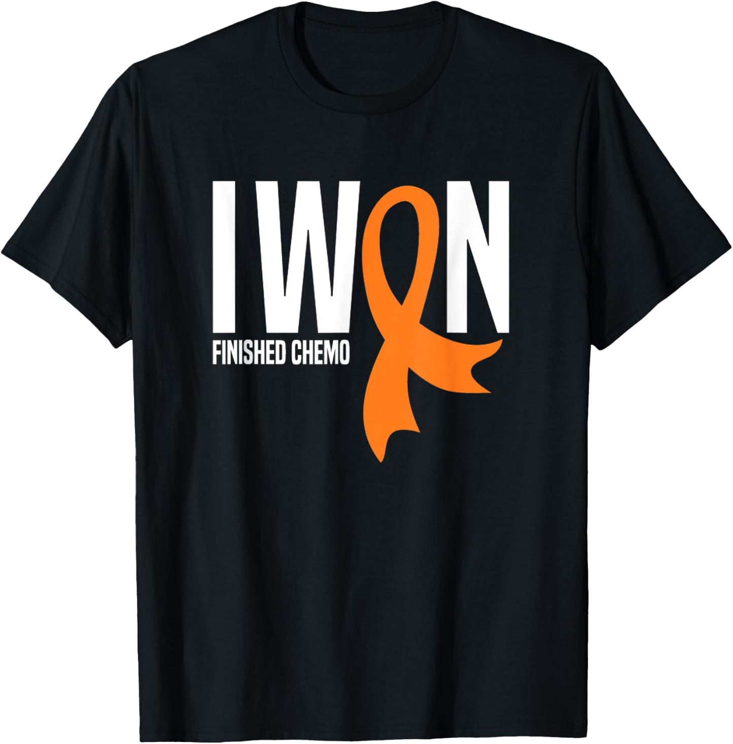 I Won Finished Chemo Leukemia Cancer Survivor T-Shirt - T-Shirt | Black