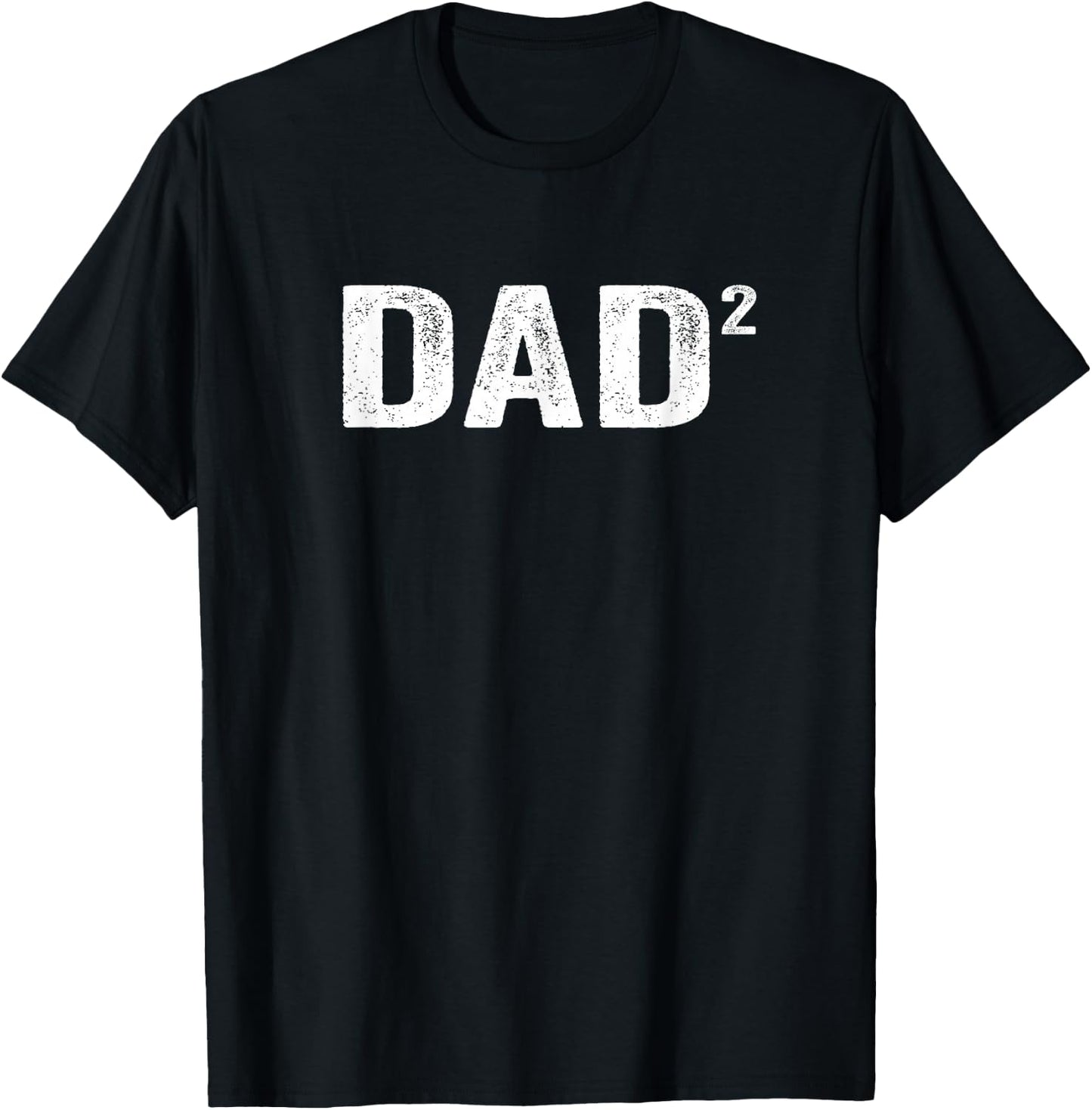 Papa2 VaterHoch 2 Father of Two Children Father's Day Idea T-Shirt - T-Shirt | Black
