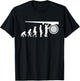 Aircraft Maintenance - Aviation Technician Airplane Engine T-Shirt - T-Shirt | Black