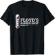 Floyd's Barber Shop Mayberry North Carolina T-Shirt - T-Shirt | Black