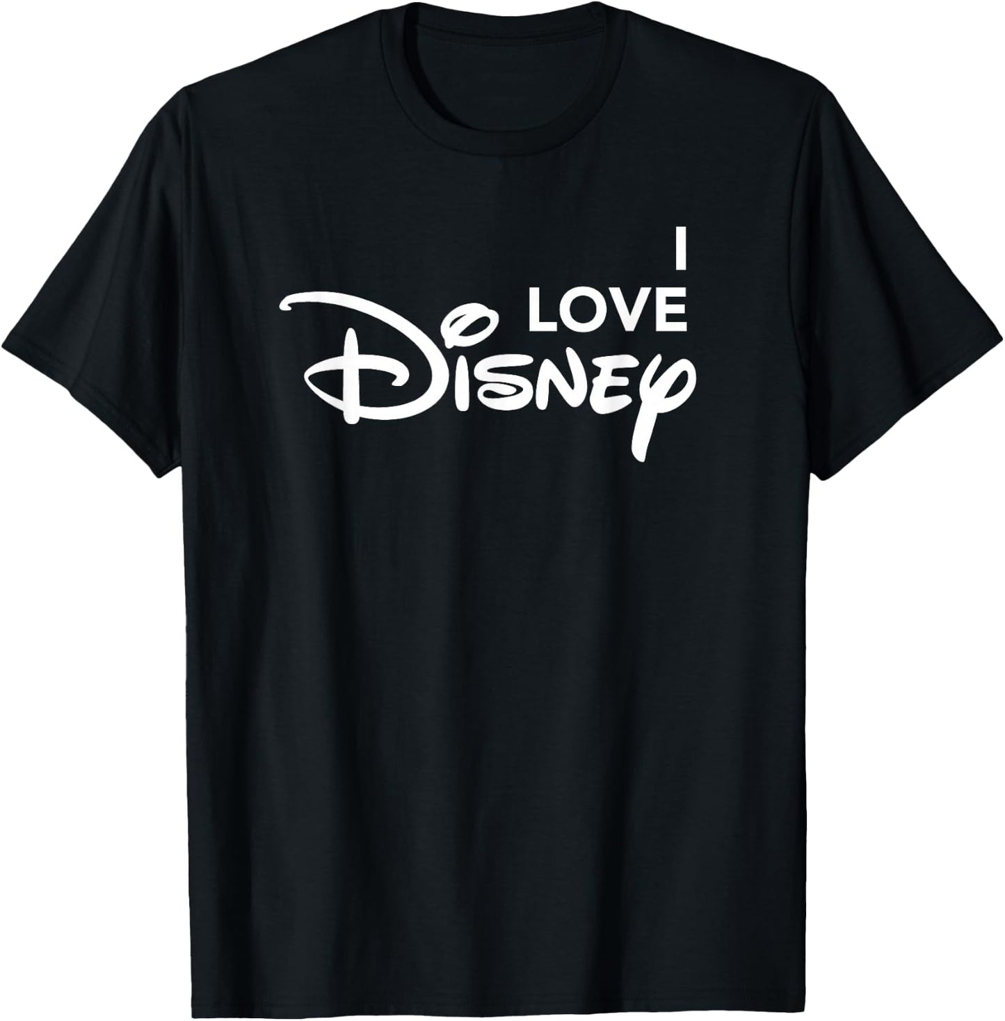 Disney I Love Disney T-Shirt - T-Shirt | Black