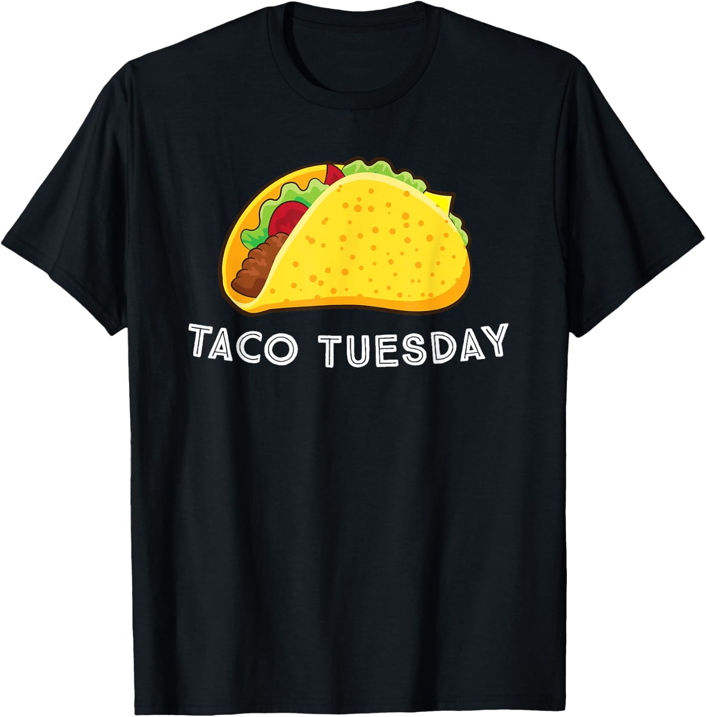 Funny Taco Tuesday Taco Lovers T-Shirt - T-Shirt | Black