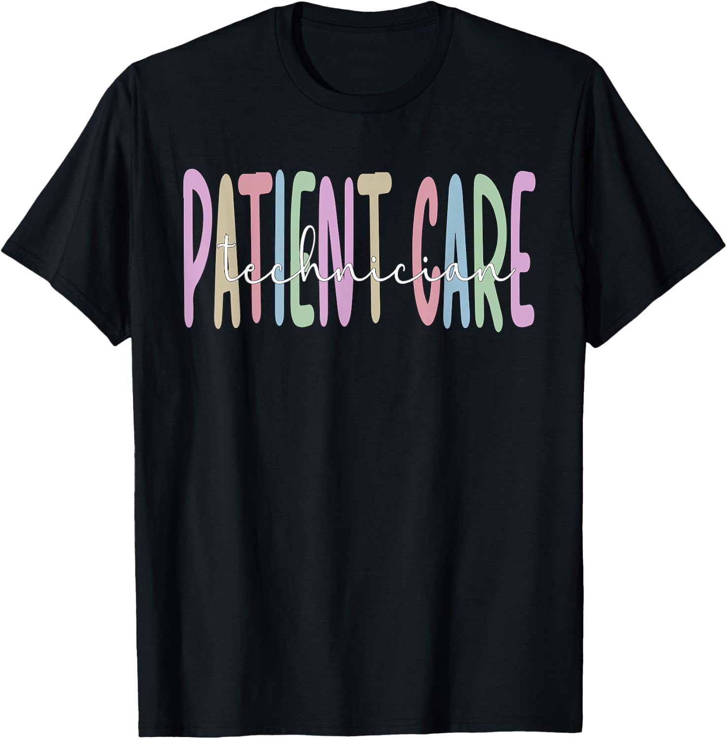 Patient Care Tech Patient Care Technician T-Shirt - T-Shirt | Black