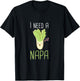 I Need a Napa Funny Nap Cabbage Kawaii Meme T-Shirt - T-Shirt | Black