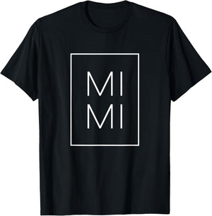 Mimi T Shirts Grandma Mother's Day T-Shirt - T-Shirt | Black