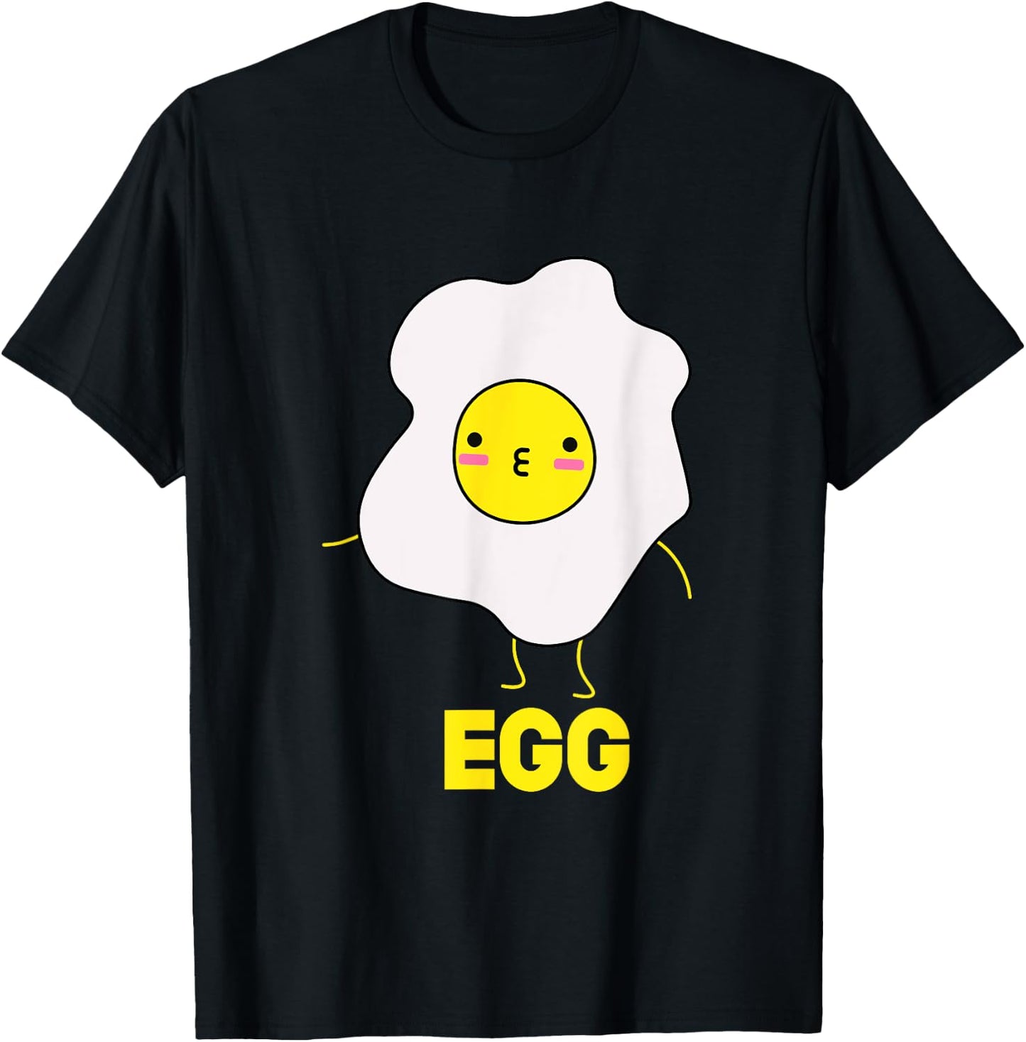 Bacon and Egg Cute Matching Couples Valentines Day Shirt T-Shirt - T-Shirt | Black