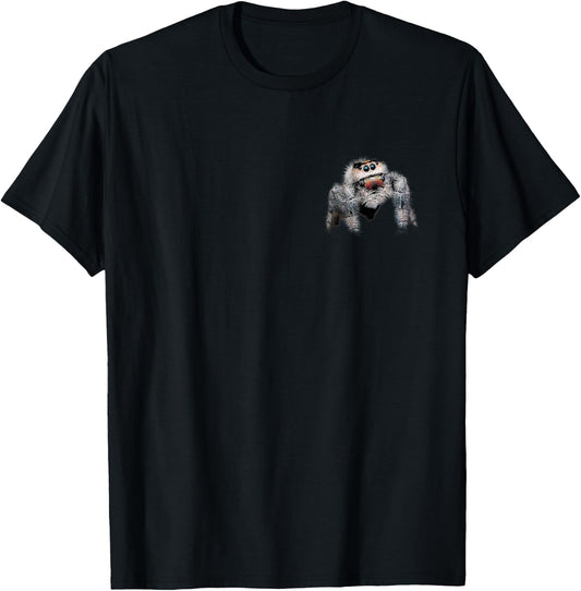 Cute Jumping Spider T-Shirt - T-Shirt | Black