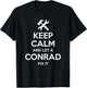 CONRAD Funny Surname Birthday Family Tree Reunion Gift T-Shirt - T-Shirt | Black