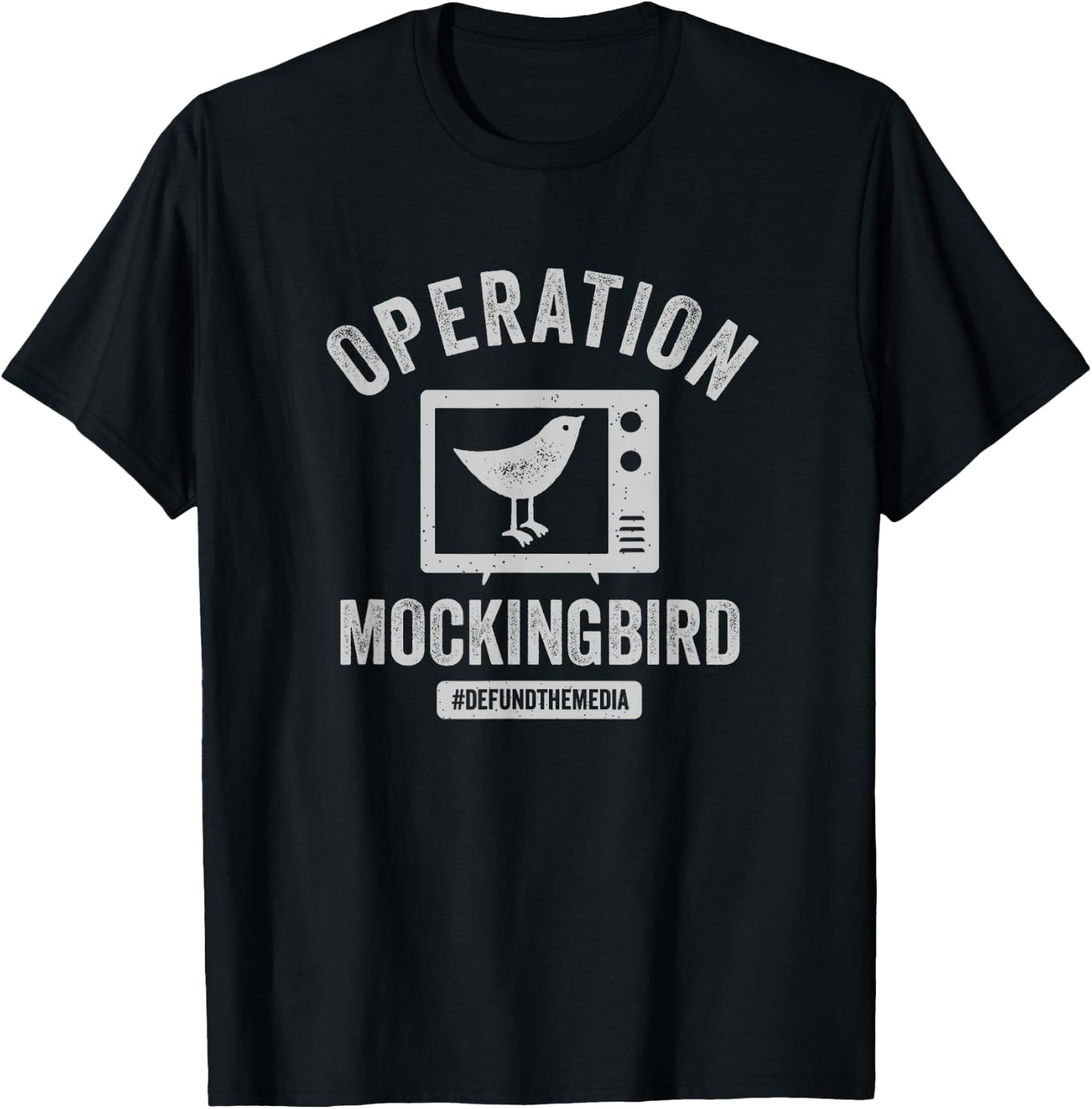 Operation Mockingbird - Defuse the Media T-Shirt - T-Shirt | Black