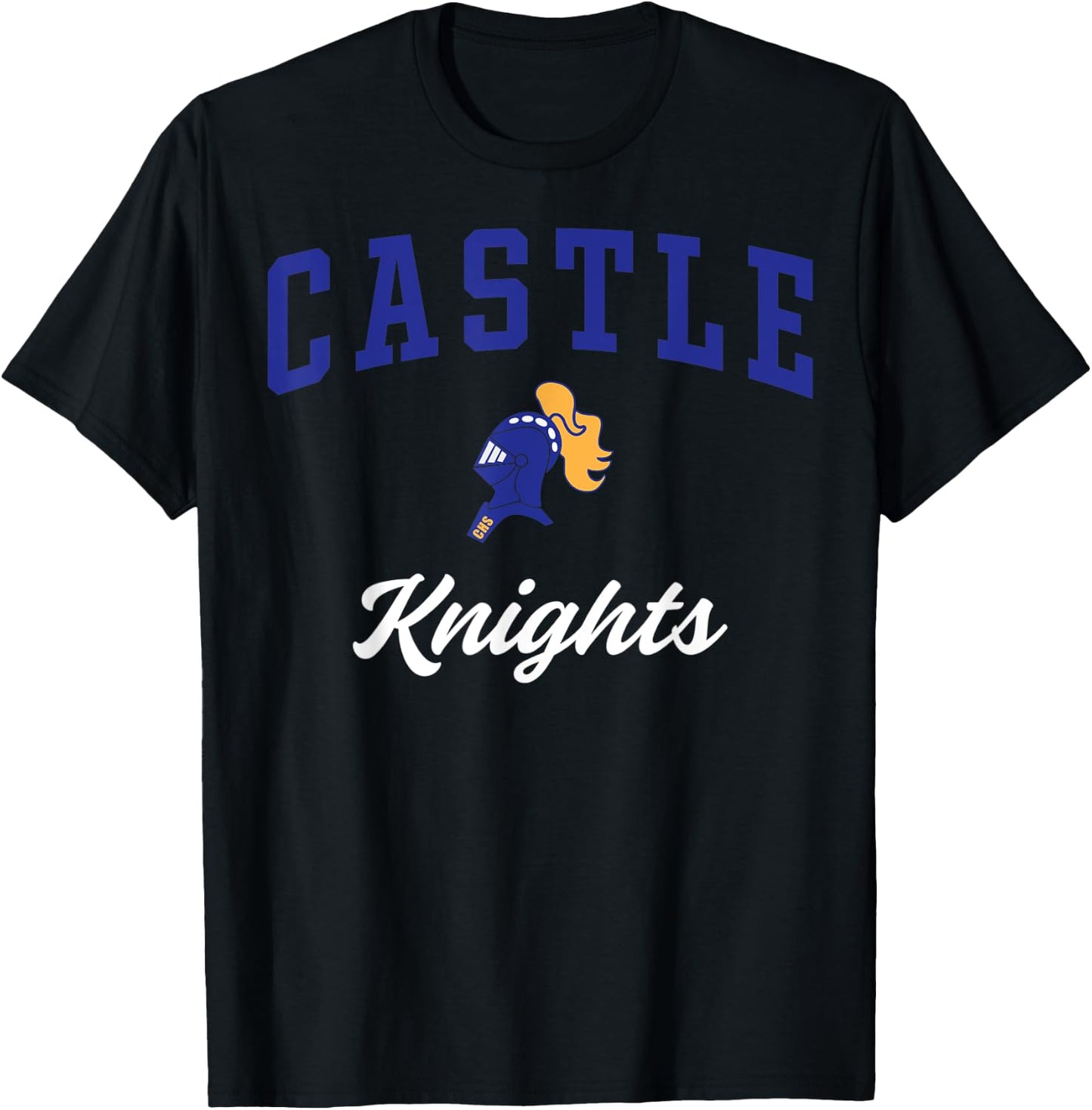 Castle High School Knights C3 T-Shirt - T-Shirt | Black