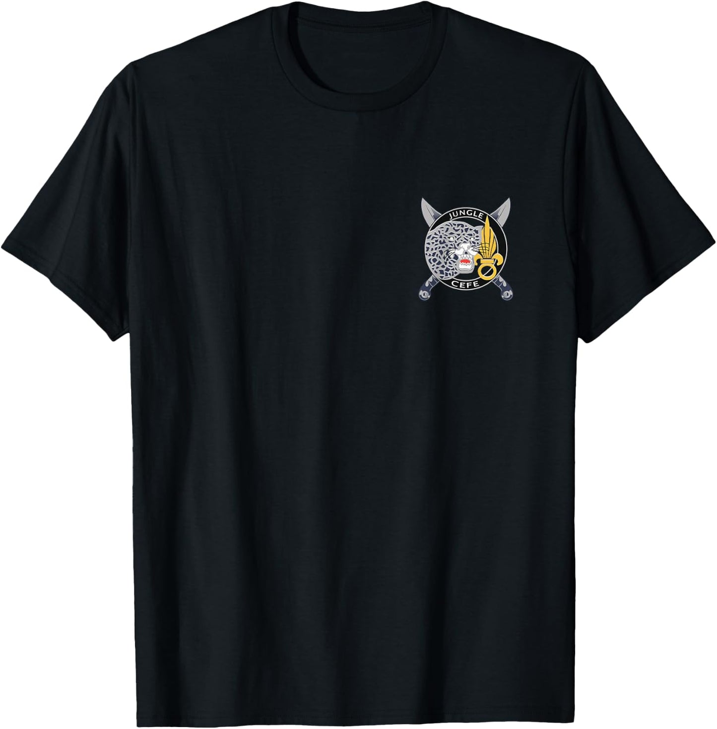 French Legion Etrangere Foreign Jungle Warfare French Army T-Shirt - T-Shirt | Black