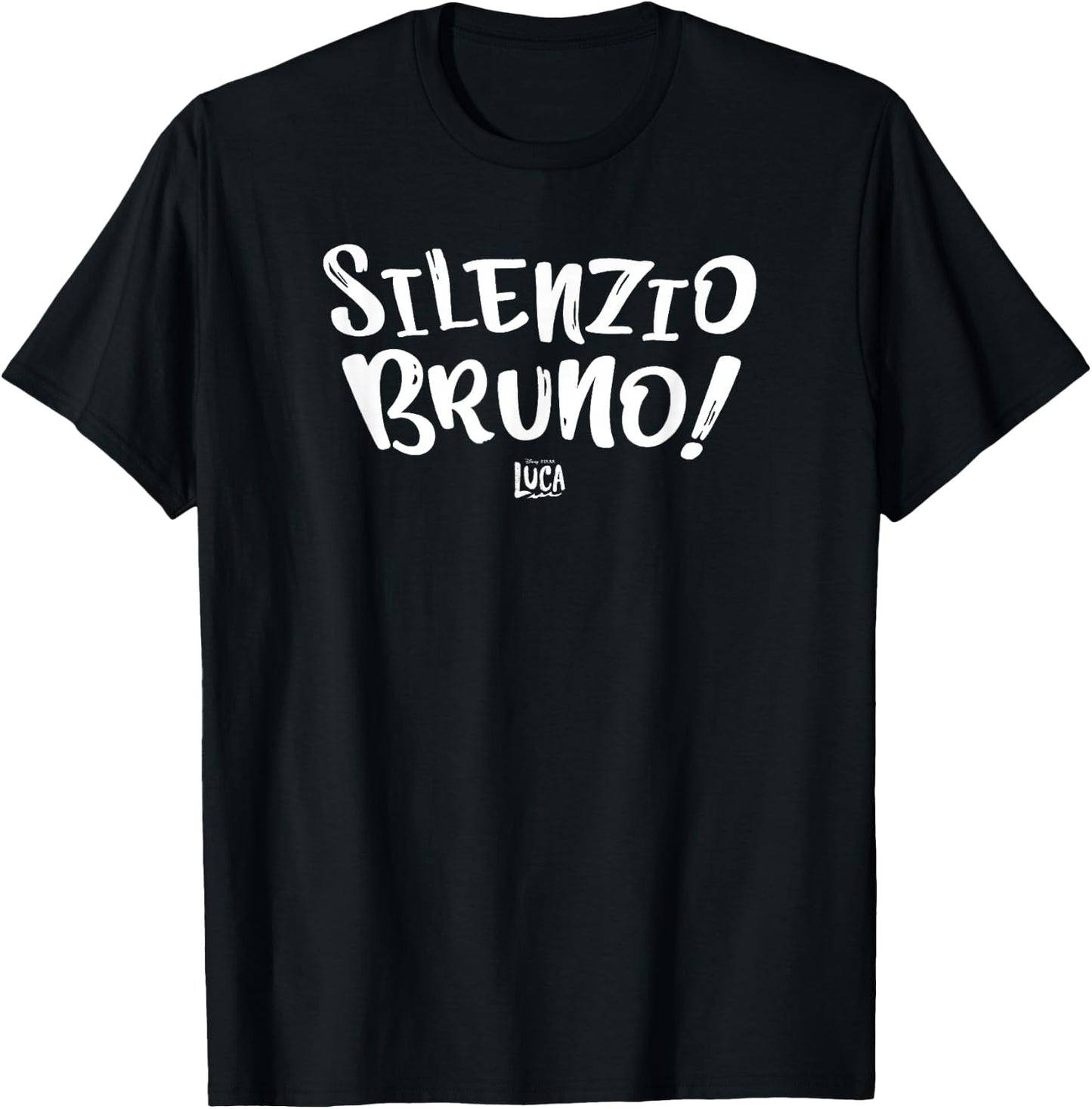 Disney Pixar Luca Silenzio Bruno! T-Shirt - T-Shirt | Black