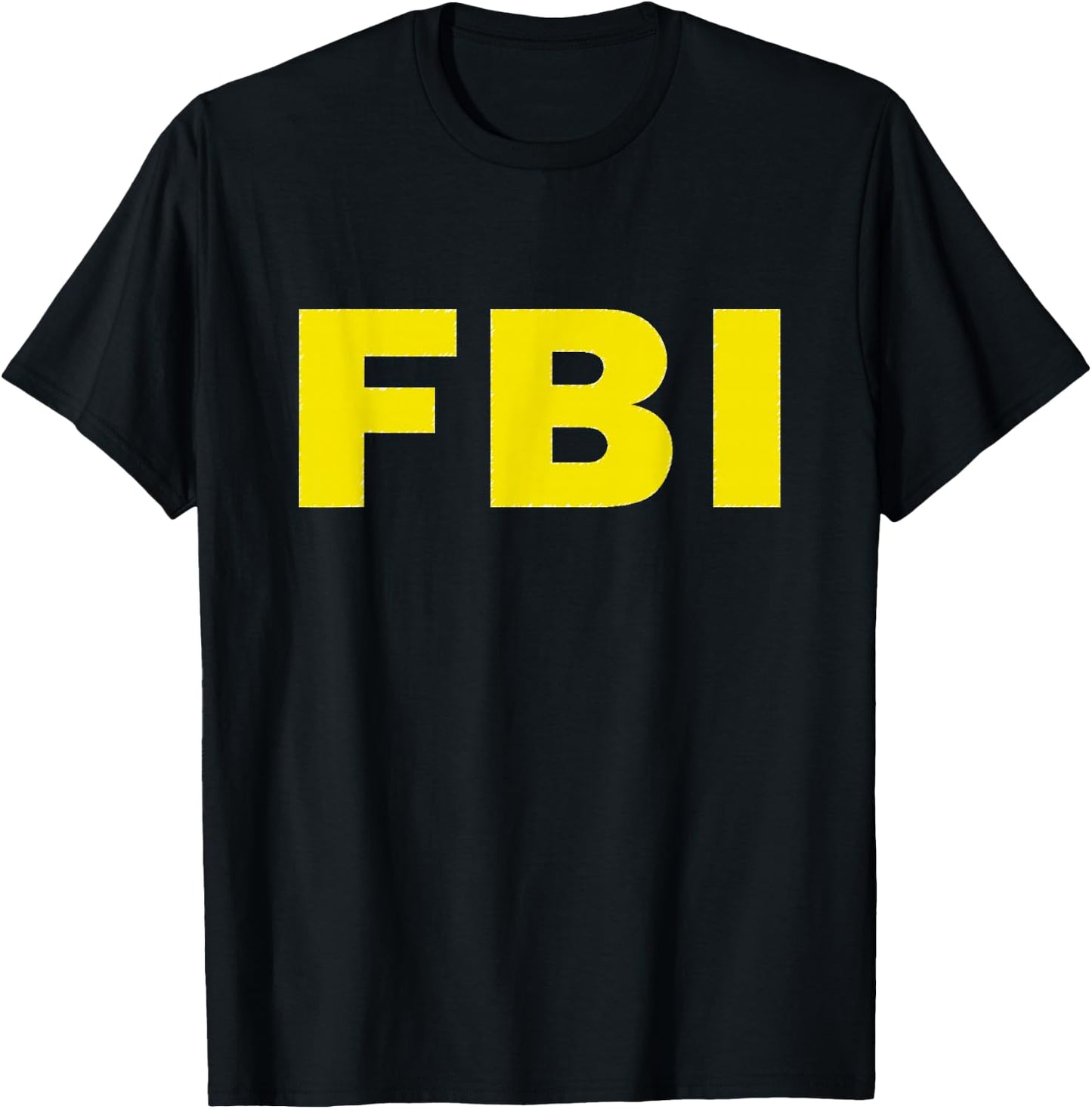 FBI Halloween Funny Costume T-Shirt - T-Shirt | Black