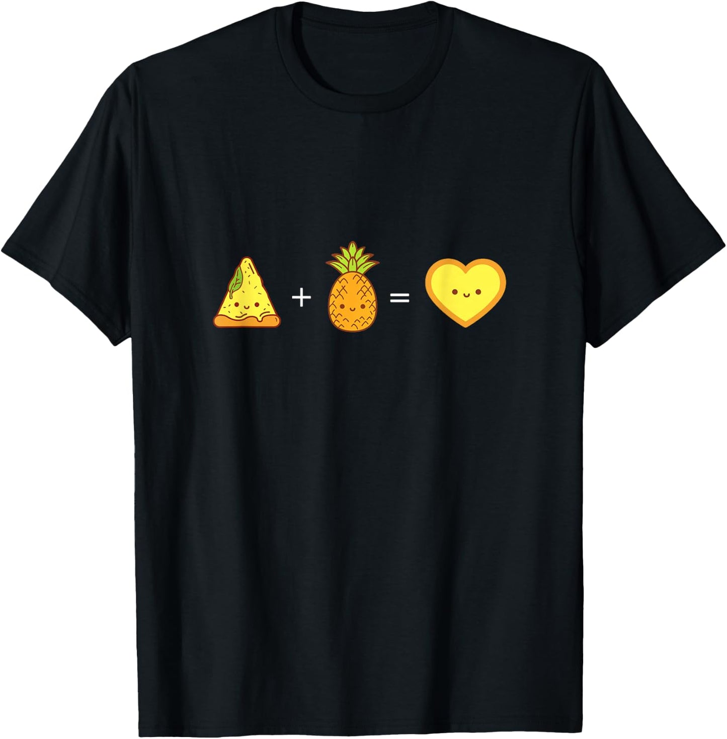 Pizza Hawaii Design for Pineapple Pizza Lover T-Shirt - T-Shirt | Black