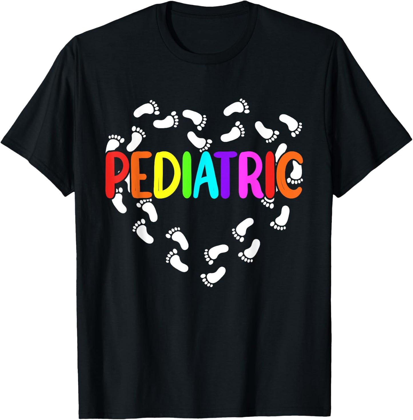 Medical Nursing Pediatric Doctor Pediatrician Pediatric Graphic Pediatric Nurse - Kids - - Black - Short Sleeve - Small - Classic Fit - Cotton 60% Polyester 40% T-Shirt - T-Shirt | Black
