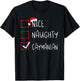 Nice Naughty Caymanian Christmas Cayman Islands Heritage T-Shirt - T-Shirt | Black