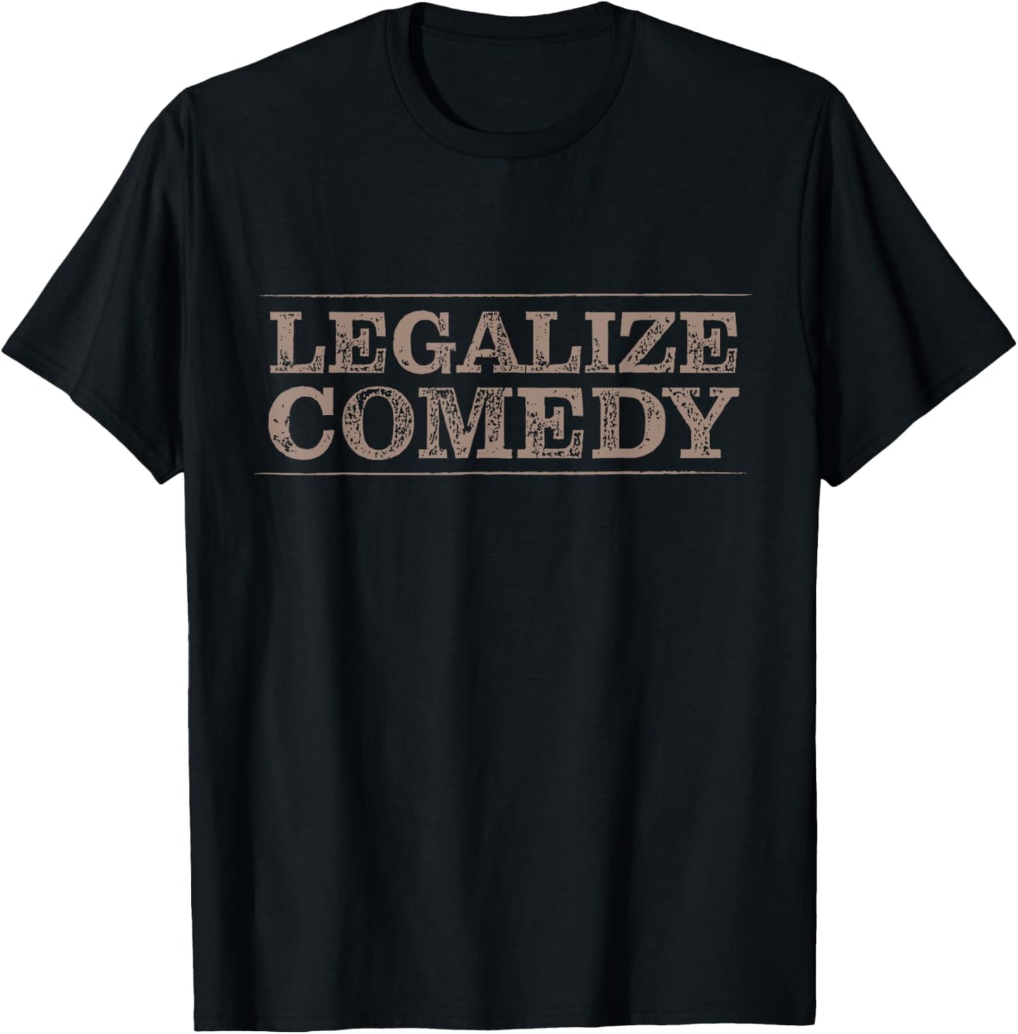 Legalize Comedy Humorous Censorship Political Design T-Shirt - T-Shirt | Black