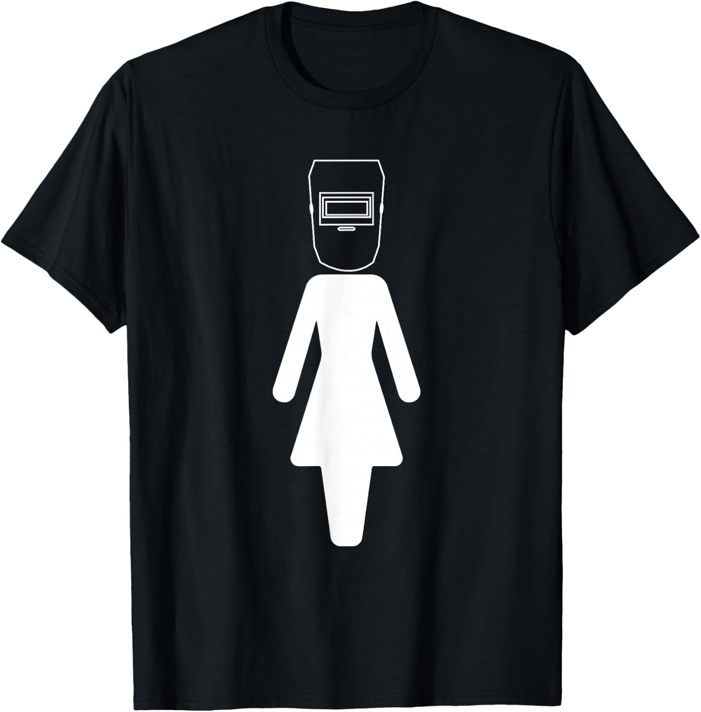 Welder Woman Girl Welding Wife Mother T-Shirt - T-Shirt | Black