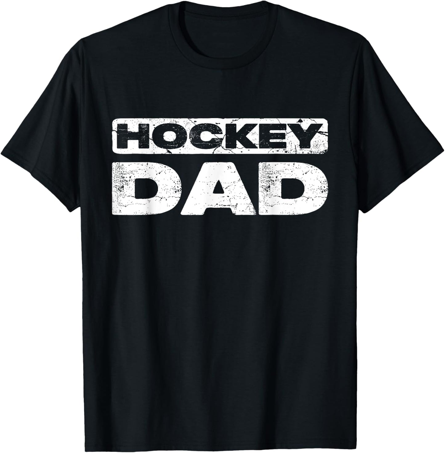 Hockey Dad Shirt Men Fathers Day T-Shirt - T-Shirt | Black