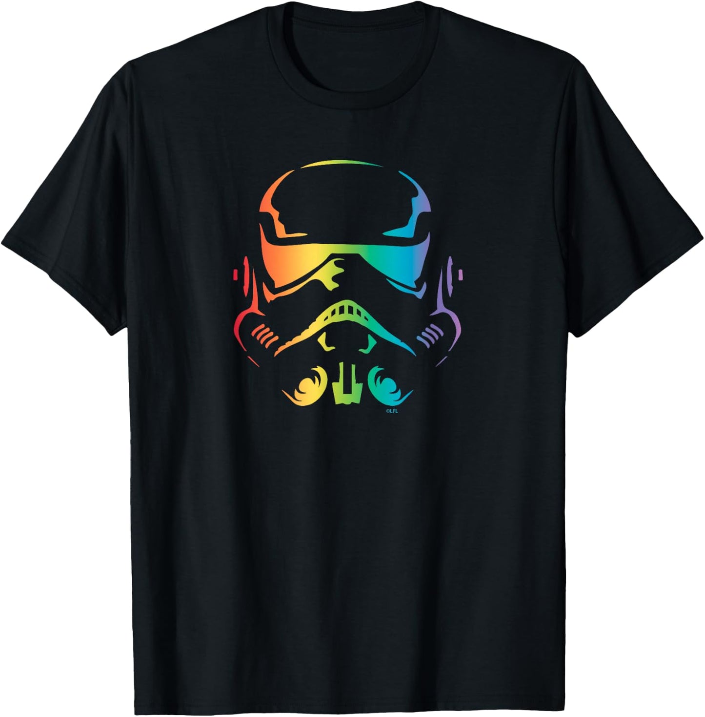 Star Wars Pride Stormtrooper Helmet T-Shirt - T-Shirt | Black