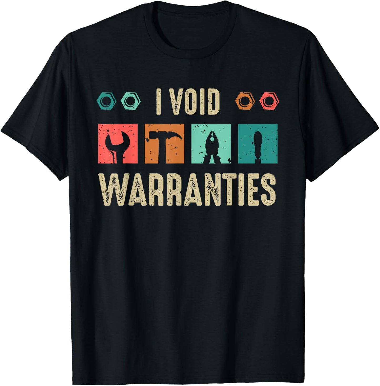 I void Warranties Car Mechanic T-Shirt - T-Shirt | Black