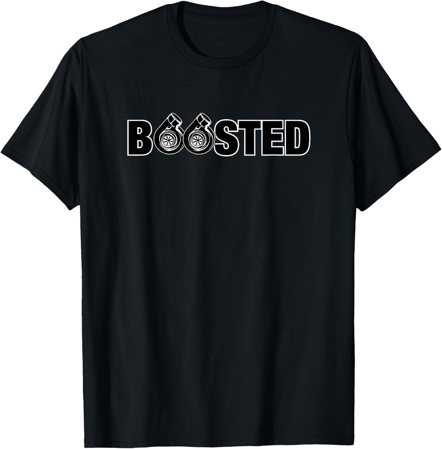 Boosted Twin Turbo Drift & Drag Racing T-Shirt - T-Shirt | Black