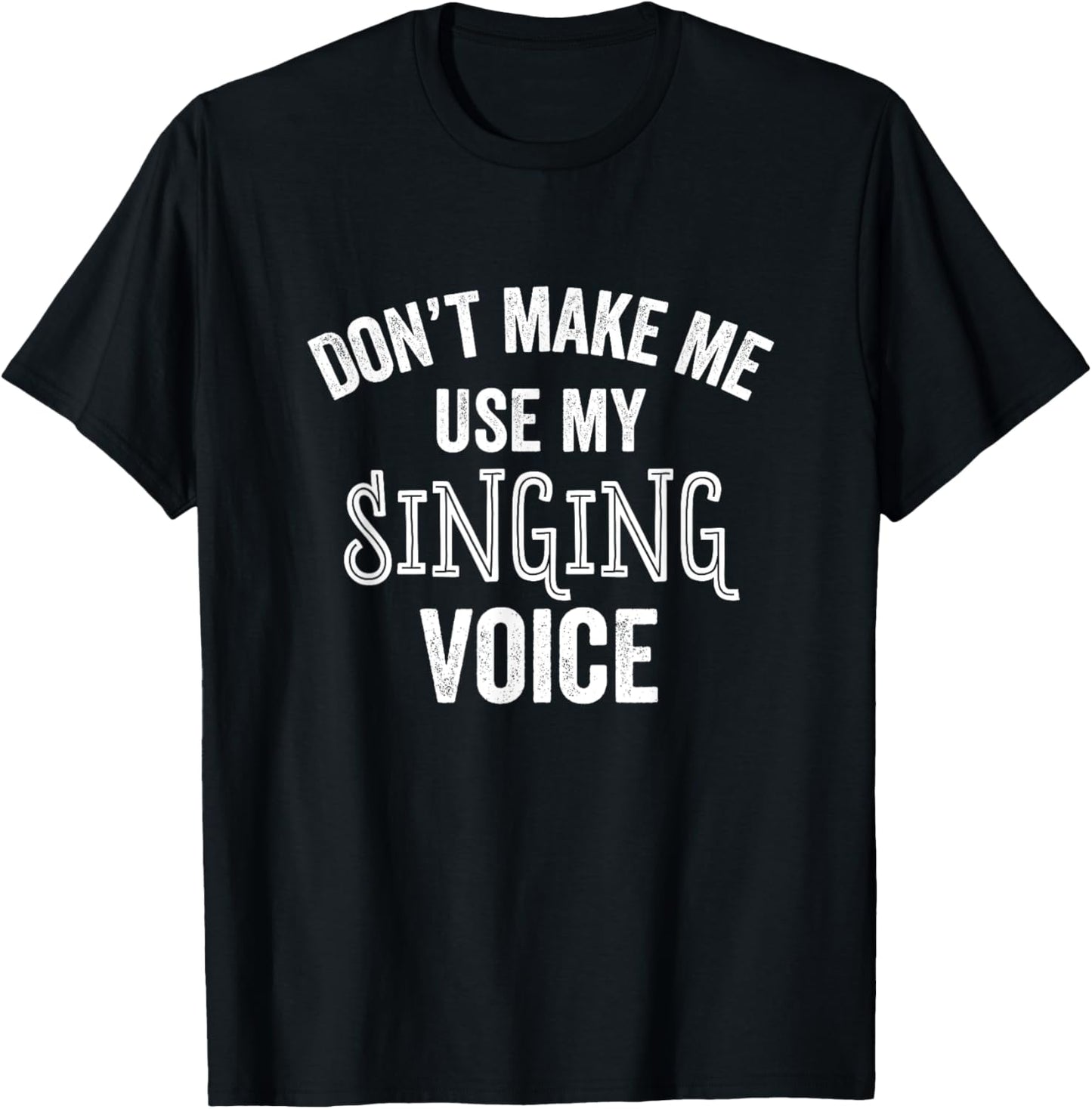 Singing Voice Funny Singer Choir Chorus Music Teacher Gift Women Girls Kids T-Shirt - T-Shirt | Black