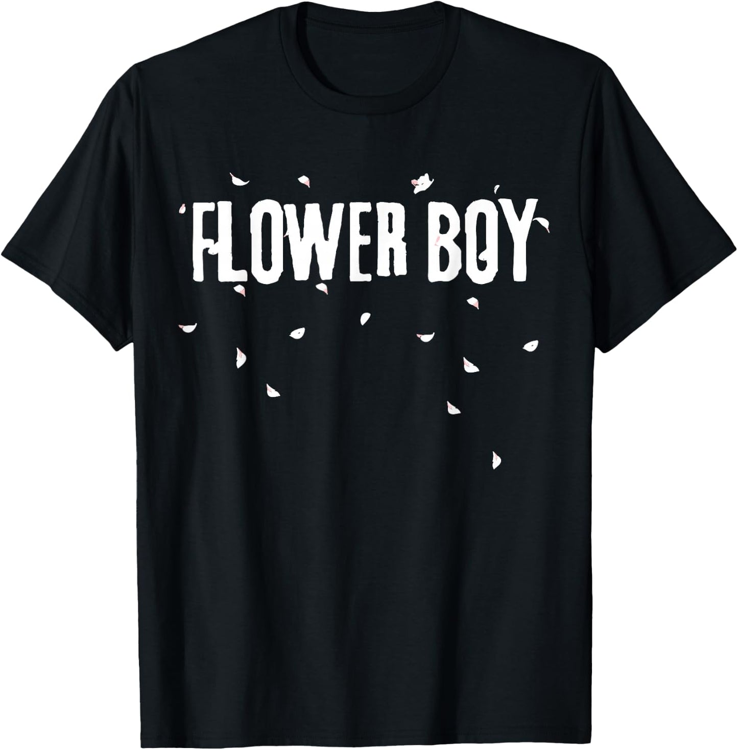 Wedding Party BEST FLOWER BOY T-Shirt - T-Shirt | Black