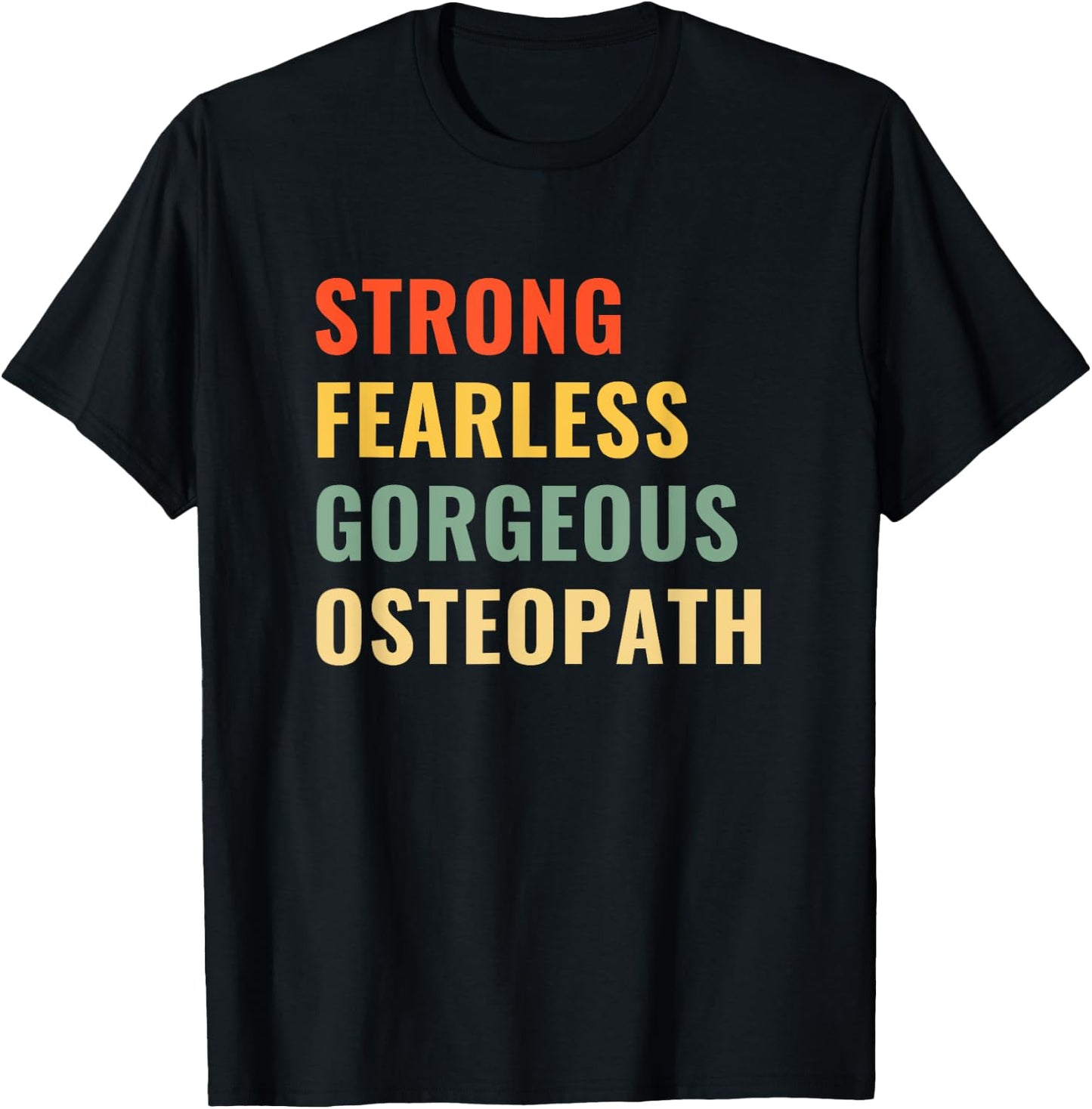 Osteopathy Doctor Osteopathic Medicine Osteopath T-Shirt - T-Shirt | Black