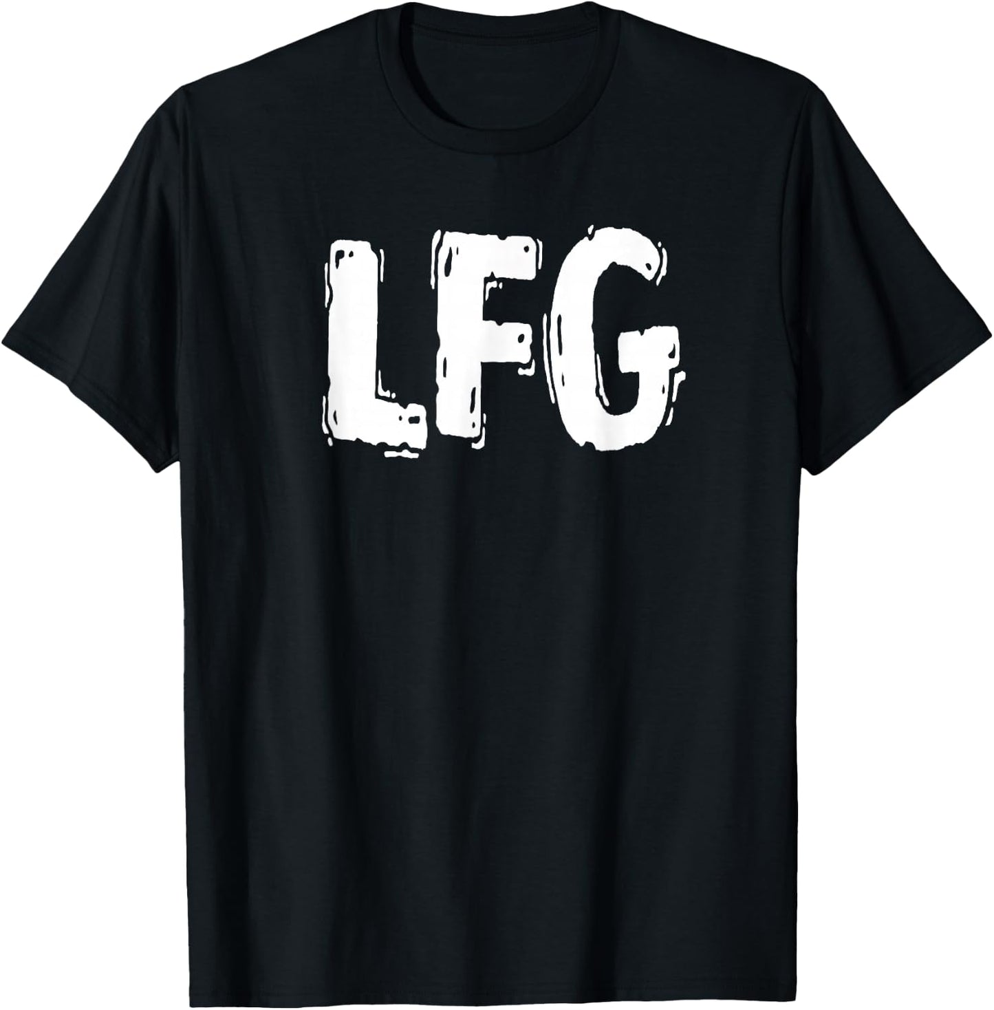 Lfg Bold Text T-Shirt - T-Shirt | Black
