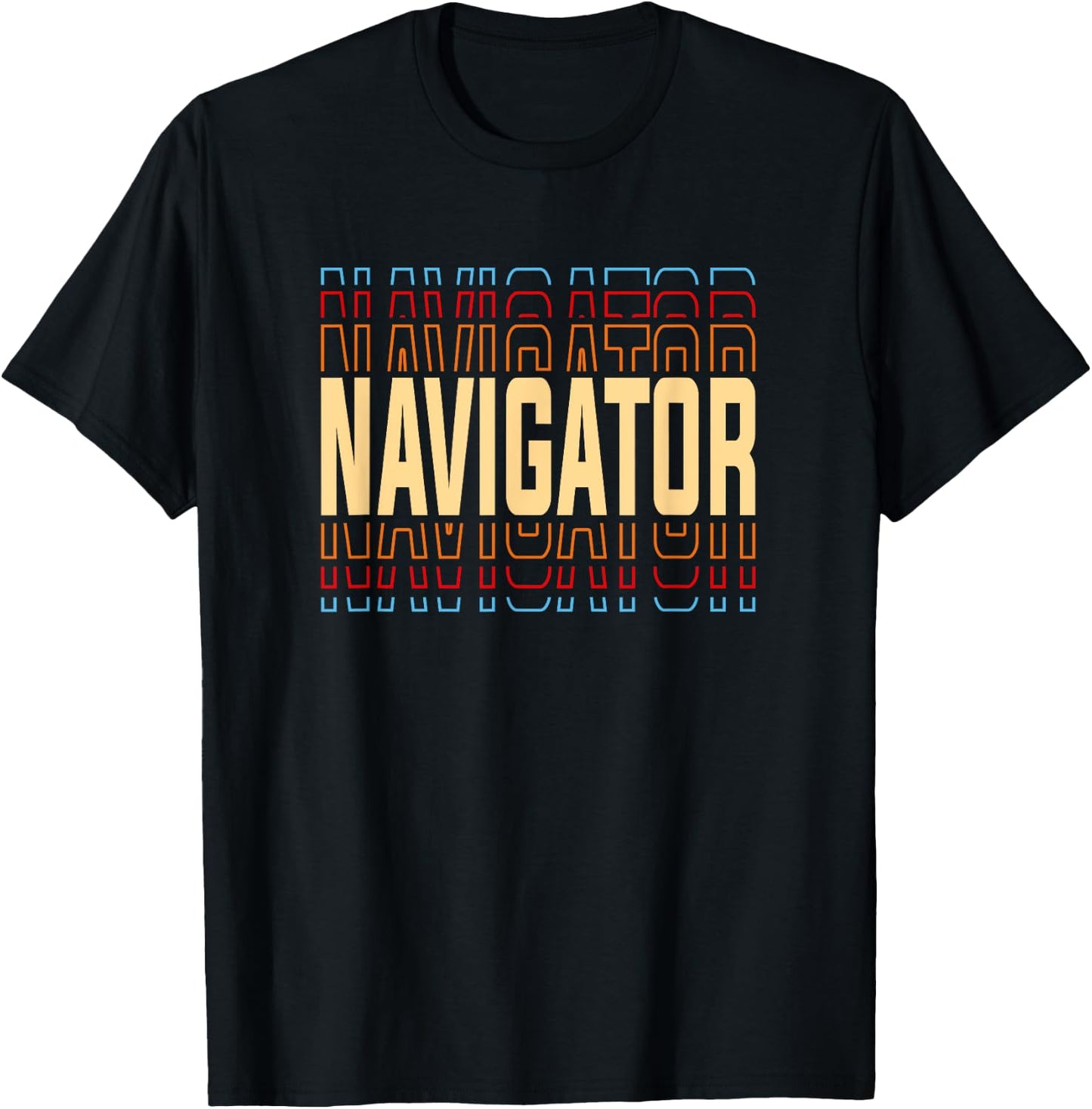 Navigator Job Title Vintage T-Shirt - T-Shirt | Black
