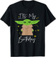 Star Wars The Mandalorian The Child It’s My Birthday T-Shirt - T-Shirt | Black