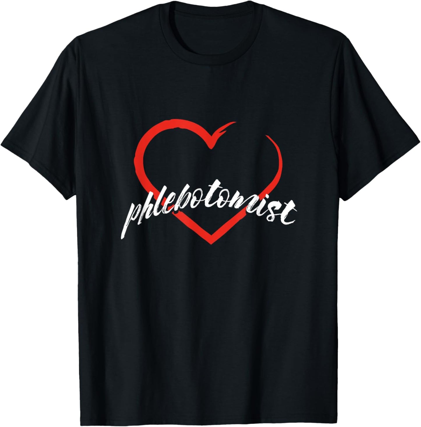 Phlebotomist Phlebotomy Blood Donor Doctor Syringe Gift T-Shirt - T-Shirt | Black