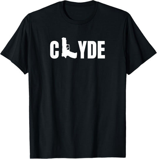 Bonnie & Clyde & Her Matching Couples T-Shirt - T-Shirt | Black